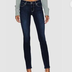 Paige Verdugo Ultra Skinny Mid Rise Jeans Acadia sz 30 Dark Wash Denim